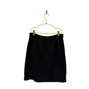 St. John basics knit skirt black size 4